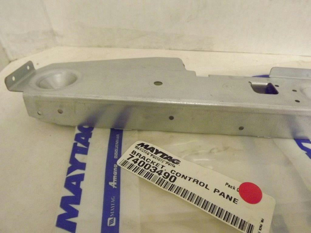 MAYTAG WHIRLPOOL STOVE 74003490 CONTROL PANEL BRACKET NEW MAYTAG WHIRLPOOL STOVE 74003490 CONTROL PANEL BRACKET NEW
